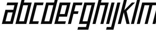 Offroad Expanded Oblique Font LOWERCASE