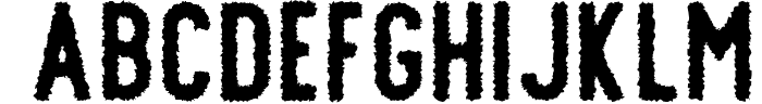 Offlander - Font Family 6 Font UPPERCASE