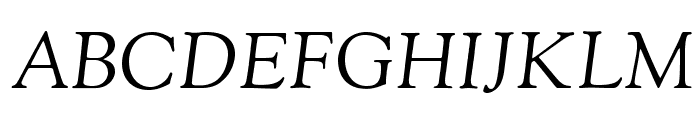 OFL Sorts Mill Goudy Italic Font UPPERCASE