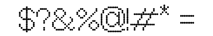OffBit Dot Font OTHER CHARS