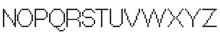 OffBit Dot Font UPPERCASE