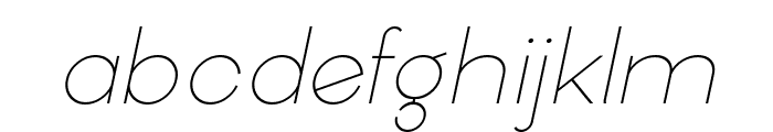 Offerings Italic Font LOWERCASE