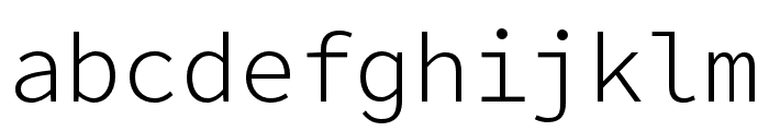 Office Code Pro Light Font LOWERCASE