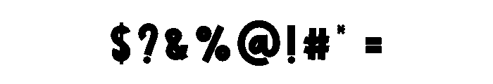 Official Font OTHER CHARS