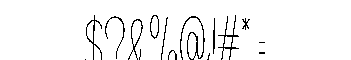 Official1 Font OTHER CHARS