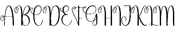 Offline Font UPPERCASE