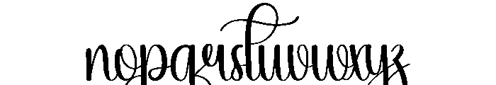 Offline Font LOWERCASE