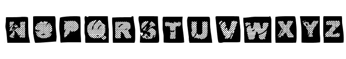Offset Punk Font UPPERCASE