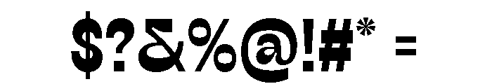 Offterz-Regular Font OTHER CHARS