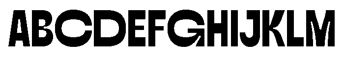 Offterz-Regular Font UPPERCASE