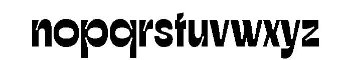Offterz-Regular Font LOWERCASE
