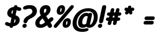 Official Black Italic Font OTHER CHARS