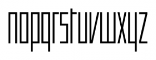Offroad Condensed Light Font LOWERCASE