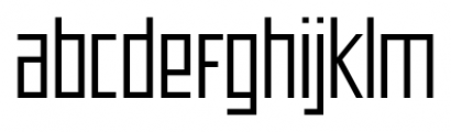Offroad Expanded Book Font LOWERCASE