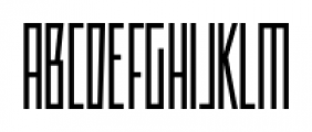 Offroad Extra Condensed Light Font UPPERCASE