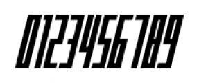 Offroad Extra Condensed Oblique Font OTHER CHARS
