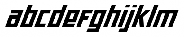 Offroad MX Wide Font LOWERCASE