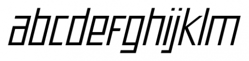 Offroad Wide Book Oblique Font LOWERCASE