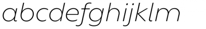 Ofelia Std Light Italic Font LOWERCASE