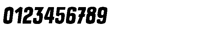 Off Ramp Black All Caps Italic Font OTHER CHARS