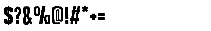 Off Ramp Black All Caps Font OTHER CHARS