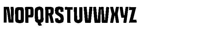 Off Ramp Black All Caps Font UPPERCASE