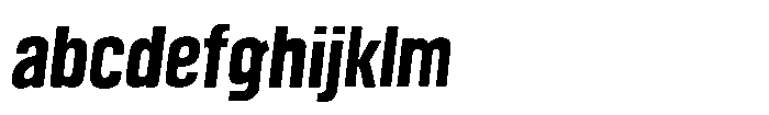 Off Ramp Black Italic FONT