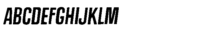 Off Ramp Bold All Caps Italic Font UPPERCASE