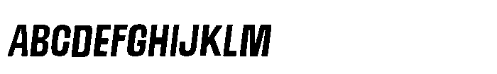 Off Ramp Bold All Caps Italic FONT