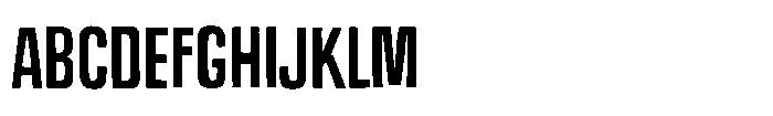 Off Ramp Bold All Caps Font UPPERCASE