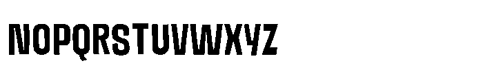 Off Ramp Bold All Caps Font LOWERCASE