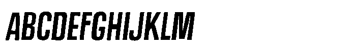 Off Ramp Bold Italic Font UPPERCASE
