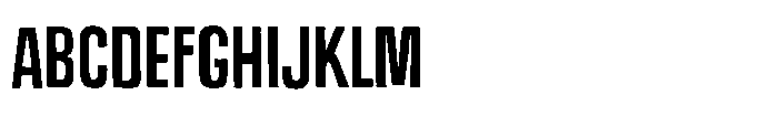 Off Ramp Bold Font UPPERCASE