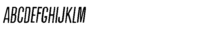 Off Ramp Italic Font UPPERCASE