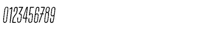 Off Ramp Light Italic Font OTHER CHARS