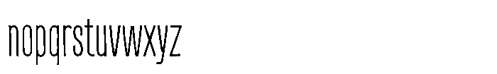 Off Ramp Light Font LOWERCASE