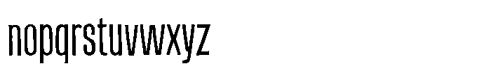 Off Ramp Regular Font LOWERCASE