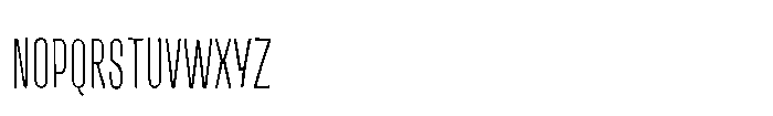 Off Ramp Thin All Caps Font LOWERCASE