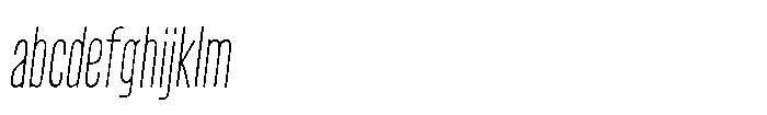 Off Ramp Thin Italic FONT