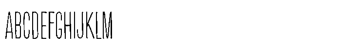 Off Ramp Thin Font UPPERCASE