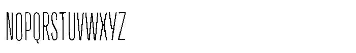 Off Ramp Thin Font UPPERCASE