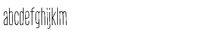 Off Ramp Thin FONT