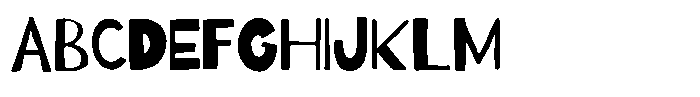 Offbeat line Font UPPERCASE