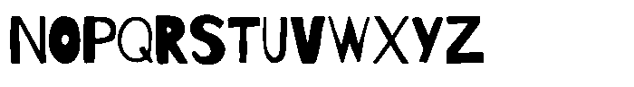 Offbeat line Font UPPERCASE