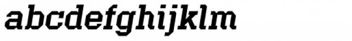 Offense Italic Font LOWERCASE