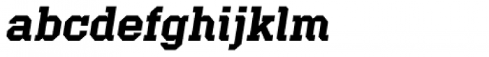 Offense SemiBold Italic Font LOWERCASE