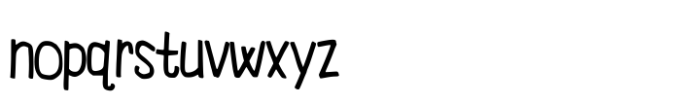 Office Informal Font LOWERCASE