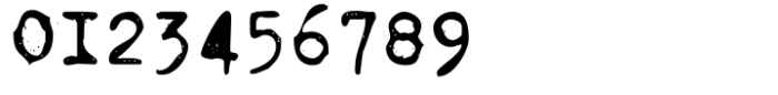 Office Typewriter SVG Bold Font OTHER CHARS
