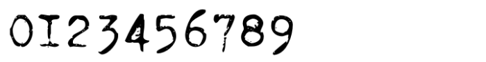 Office Typewriter SVG Font OTHER CHARS