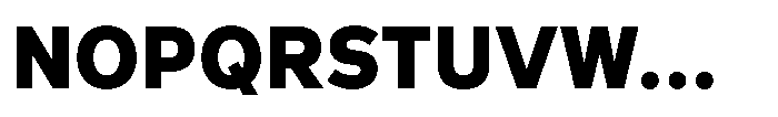Officer Sans Black Font UPPERCASE